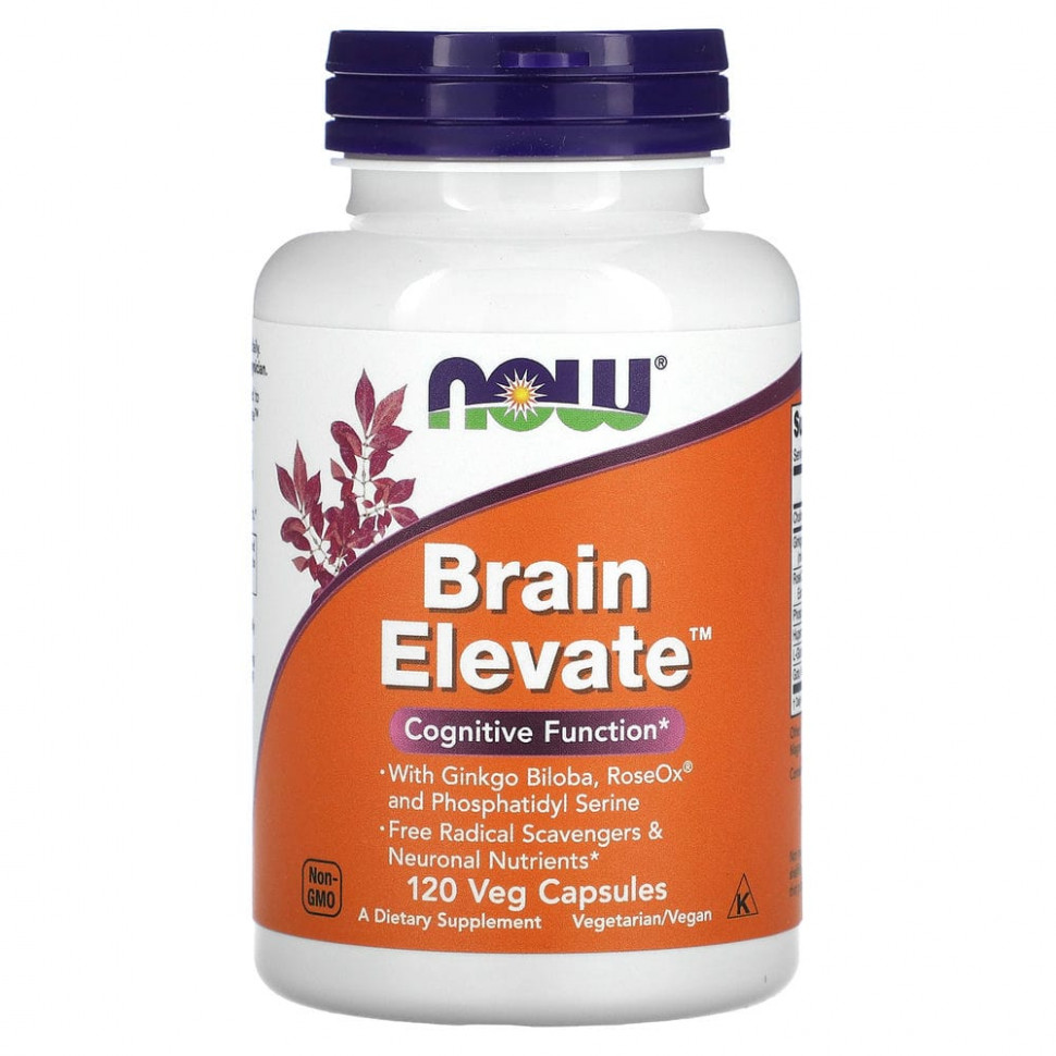  NOW Foods, Brain Elevate,   , 120      -     , -, 