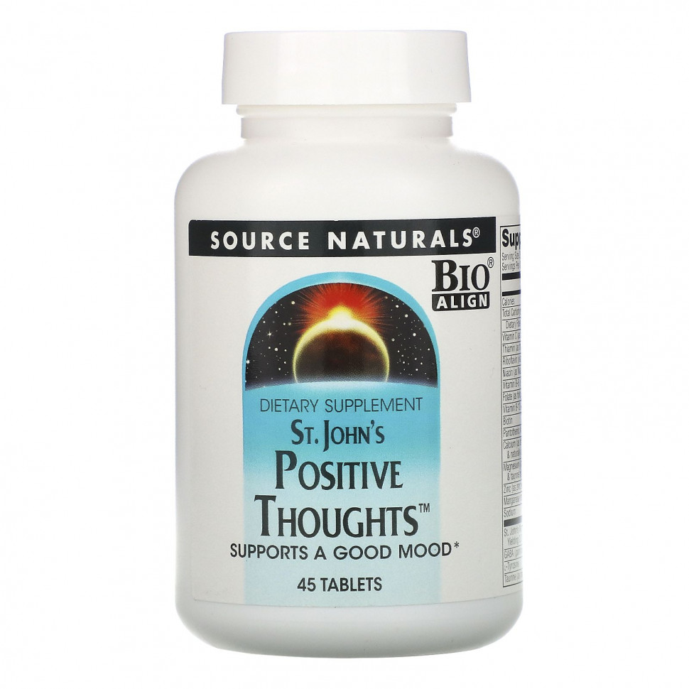  Source Naturals, St. John's Positive Thoughts, 45     -     , -, 