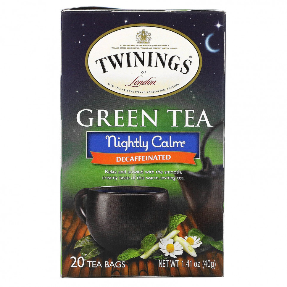   Twinings, Nightly Calm,    ,   , 20 , 40  (1,41 )  IHerb () 