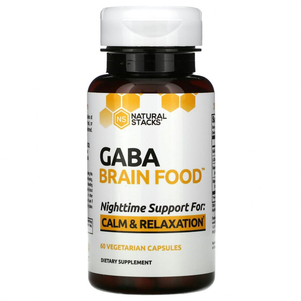  Natural Stacks, Brain Food, GABA,   , 60      -     , -, 