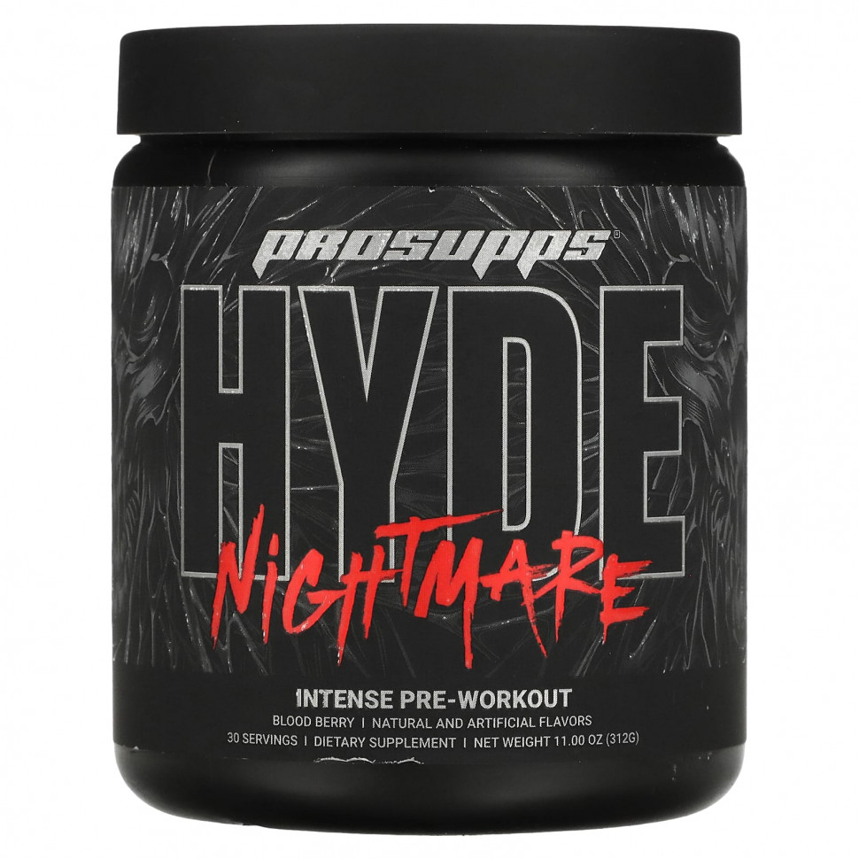 ������ ������ ProSupps, Hyde Nightmare, Intense Pre-Workout, Blood Berry, 11 oz (312 g)  IHerb (������) ����