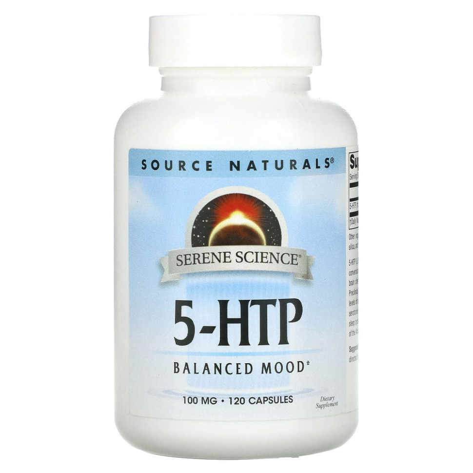 ������ ������ Source Naturals, 5-HTP, 100 ��, 120 ������  IHerb (������) ����