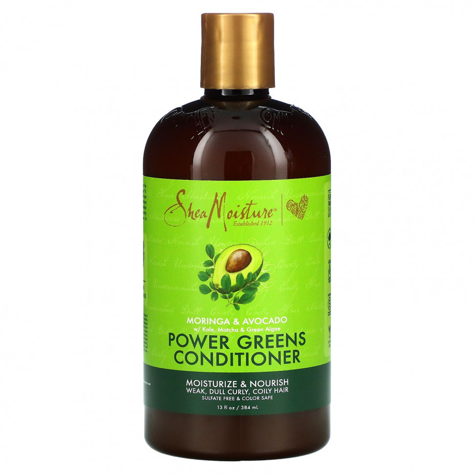 ������ ������ SheaMoisture, Power Greens, �����������, �������� � �������, 384 �� (13 ����. �����)  IHerb (������) ����