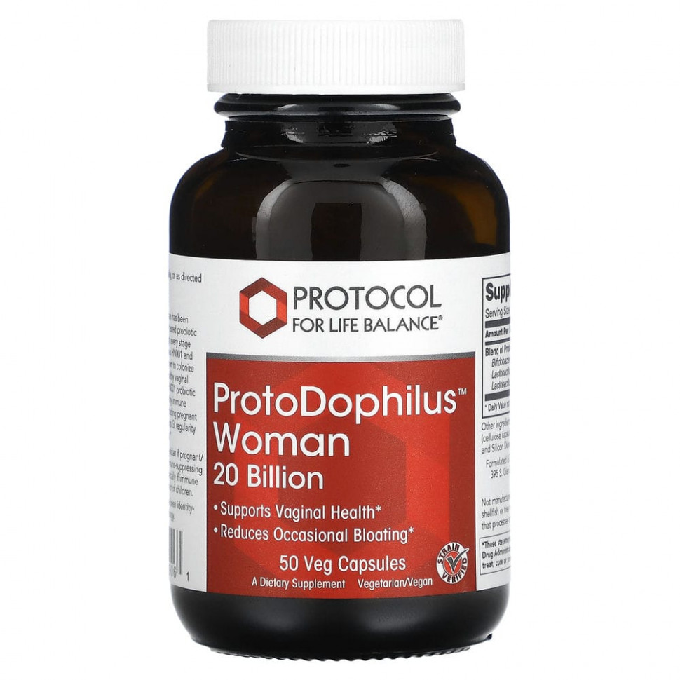  Protocol for Life Balance, ProtoDophilus Woman, 20 , 50      -     , -, 