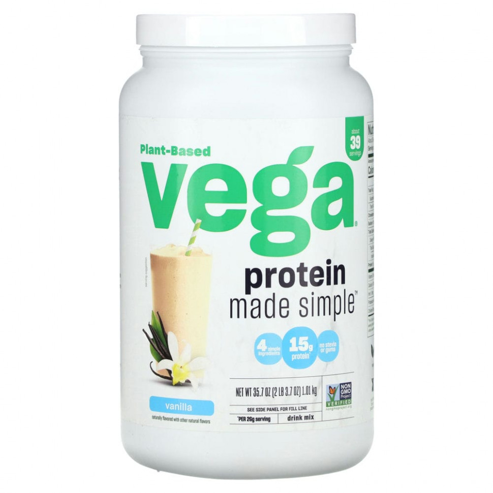 ������ ������ Vega, �� ������������ ������, Protein Made Simple, ������, 2 ����� (3,7 �����)  IHerb (������) ����