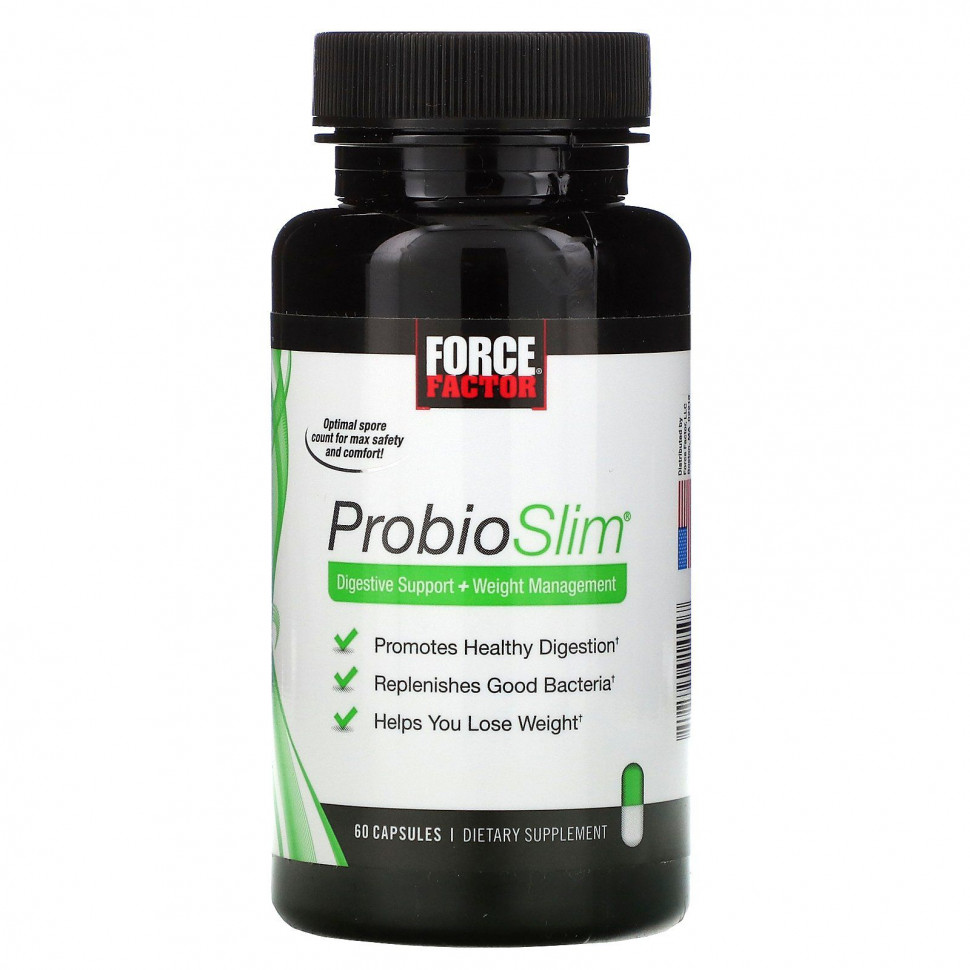  Force Factor, ProbioSlim,       , 60     -     , -, 