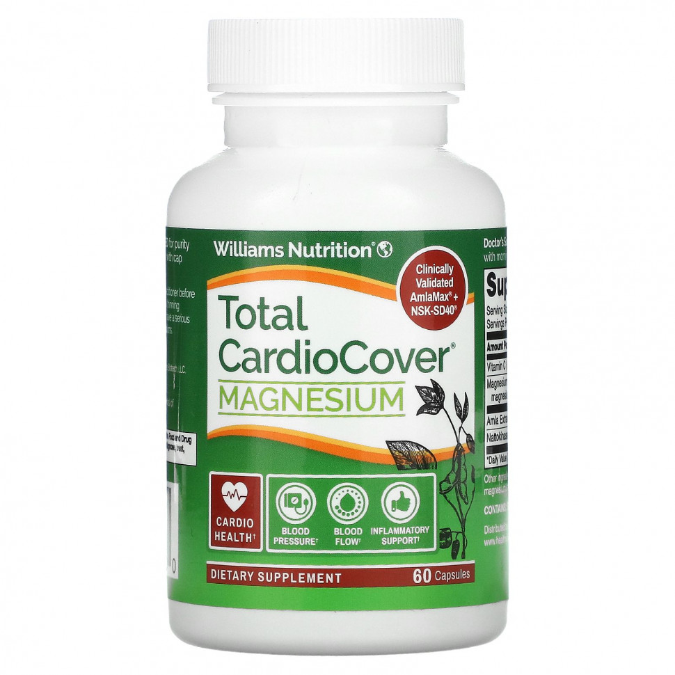 ������ ������ Williams Nutrition, Total Cardio Cover + ������, 60 ������  IHerb (������) ����