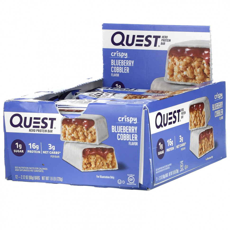  Quest Nutrition, Hero Protein Bar,   , 12 , 2,12  (60 )    -     , -, 