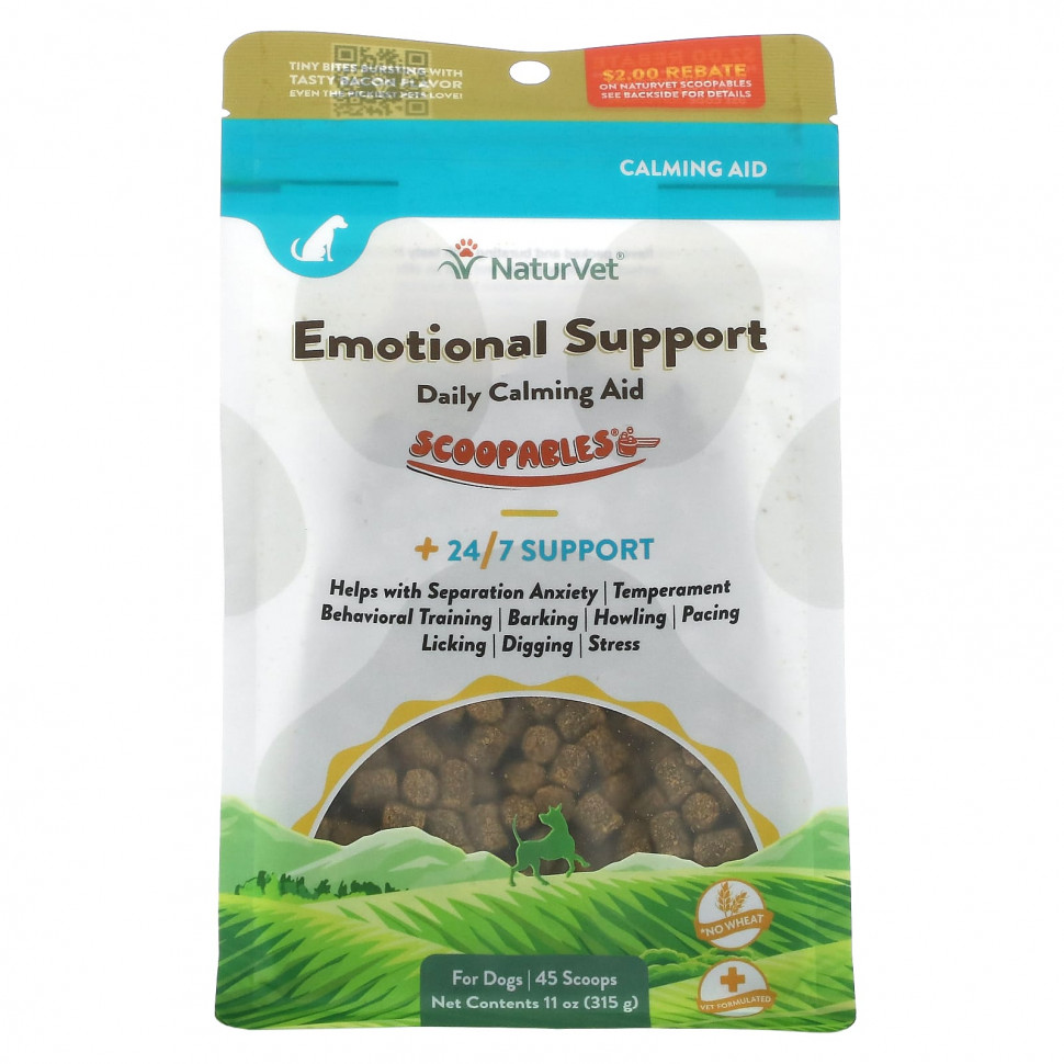  NaturVet, Scoopables Emotional Support,     , , 45  , 315  (11 )    -     , -, 