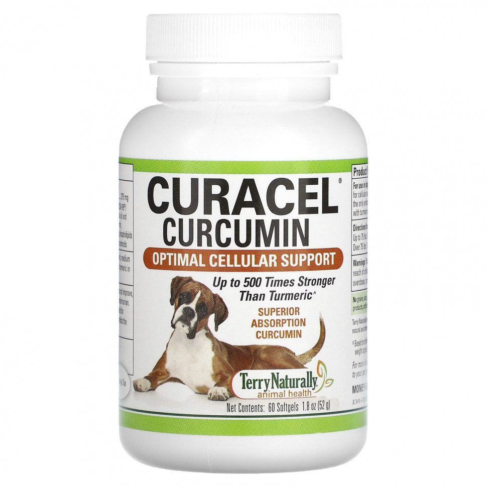 ������ ������ Terry Naturally, Curacel Curcumin, ��� �����, 60 ������ ��������, 52 � (1,8 �����)  IHerb (������) ����