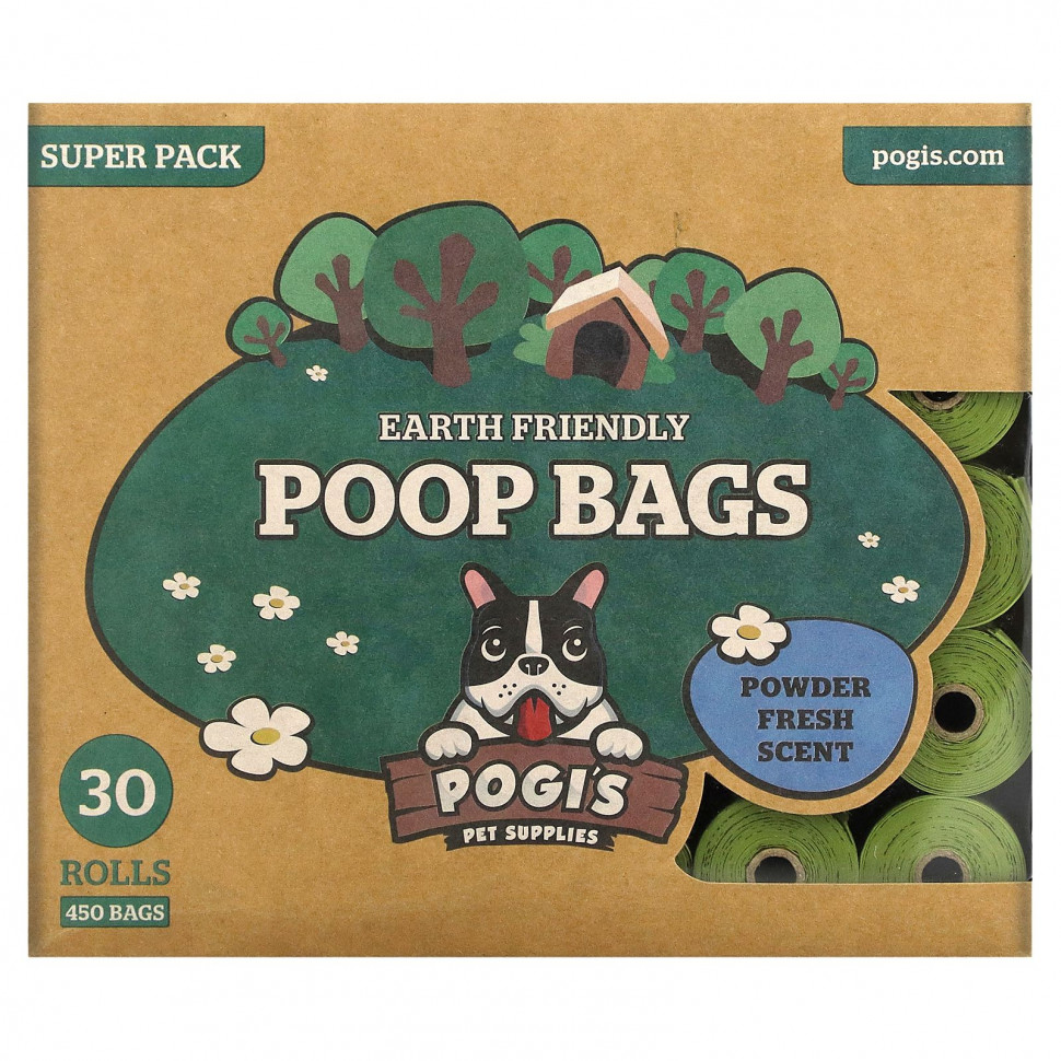  Pogi's Pet Supplies, Earth Friendly Poop Packages,  , 30 , 450     -     , -, 