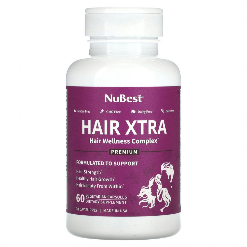 ������ ������ NuBest, Hair Xtra, 60 �������������� ������  IHerb (������) ����