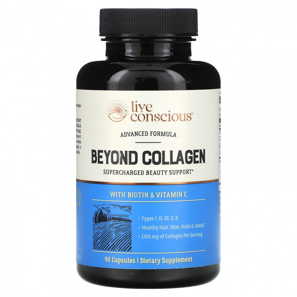   Live Conscious, Beyond Collagen     C, 1300 , 90   IHerb () 