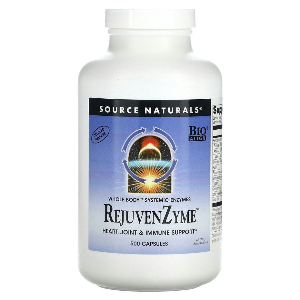  Source Naturals, RejuvenZyme`` 500     -     , -, 