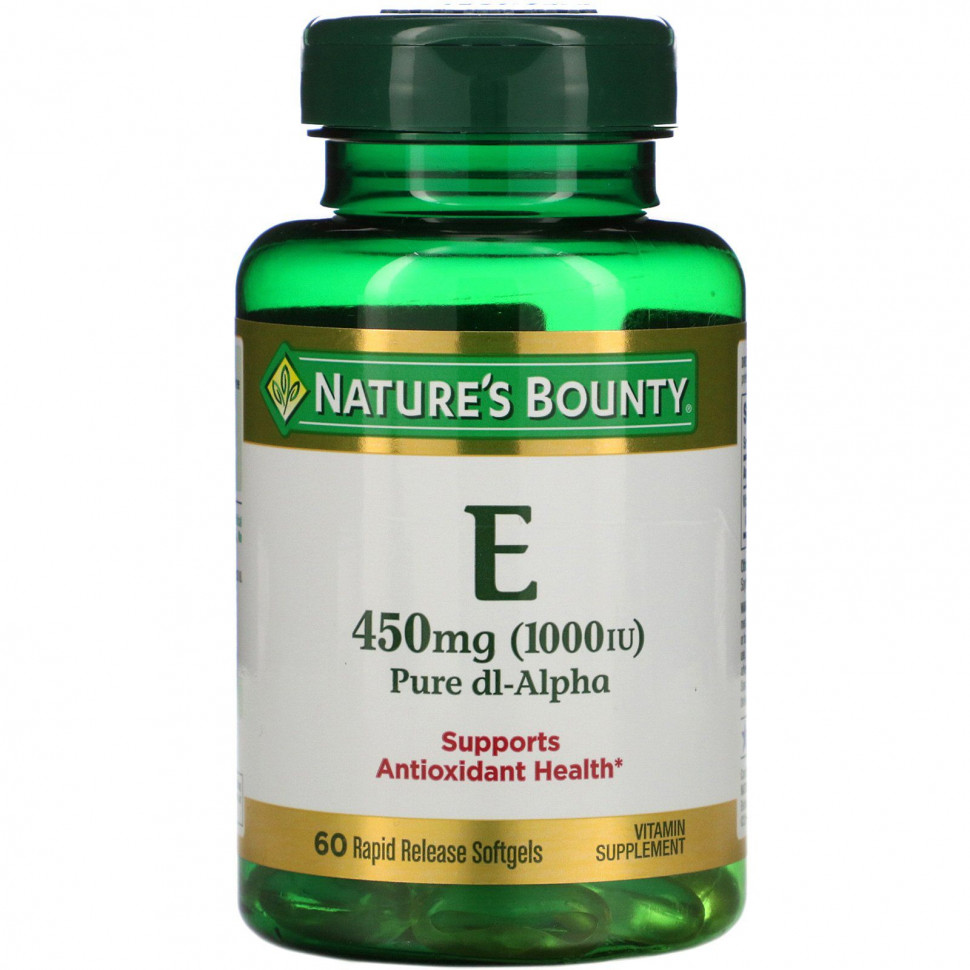  Nature's Bounty,  E,  Dl-, 450  (1000 ), 60        -     , -, 