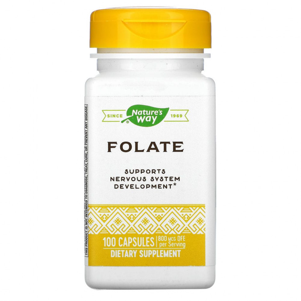 ������ ������ Nature's Way, Folate , 800 mcg, 100 Capsules  IHerb (������) ����