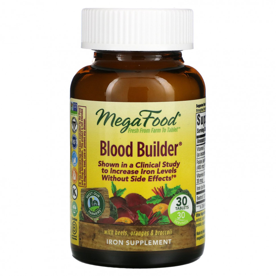  MegaFood, Blood Builder, 30     -     , -, 