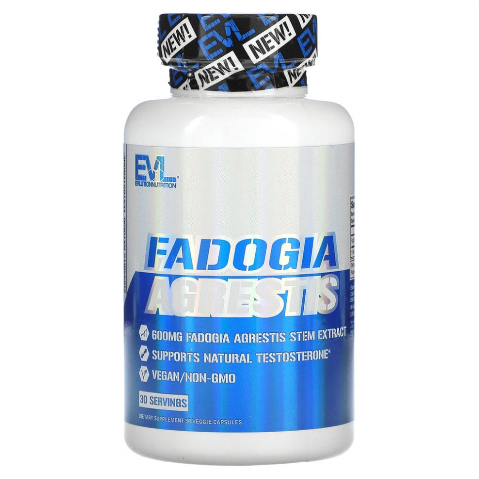  EVLution Nutrition, Fadogia Agrestis, 30      -     , -, 