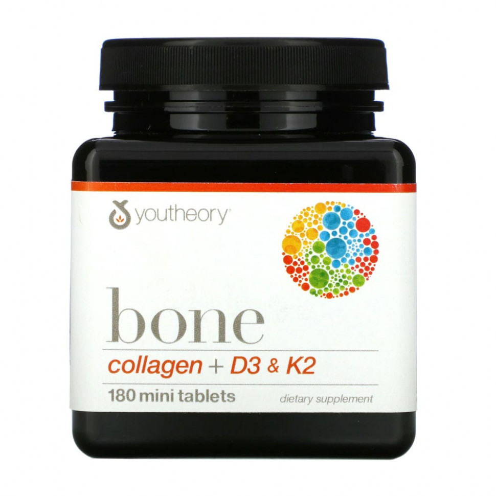   Youtheory, Bone,  + D3  K2, 180 -  IHerb () 