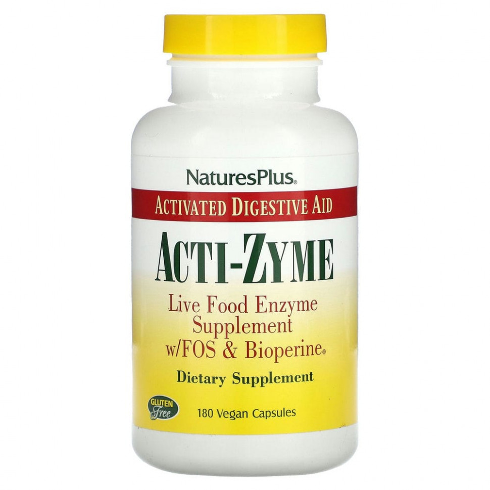  NaturesPlus, Acti-Zyme, 180      -     , -, 