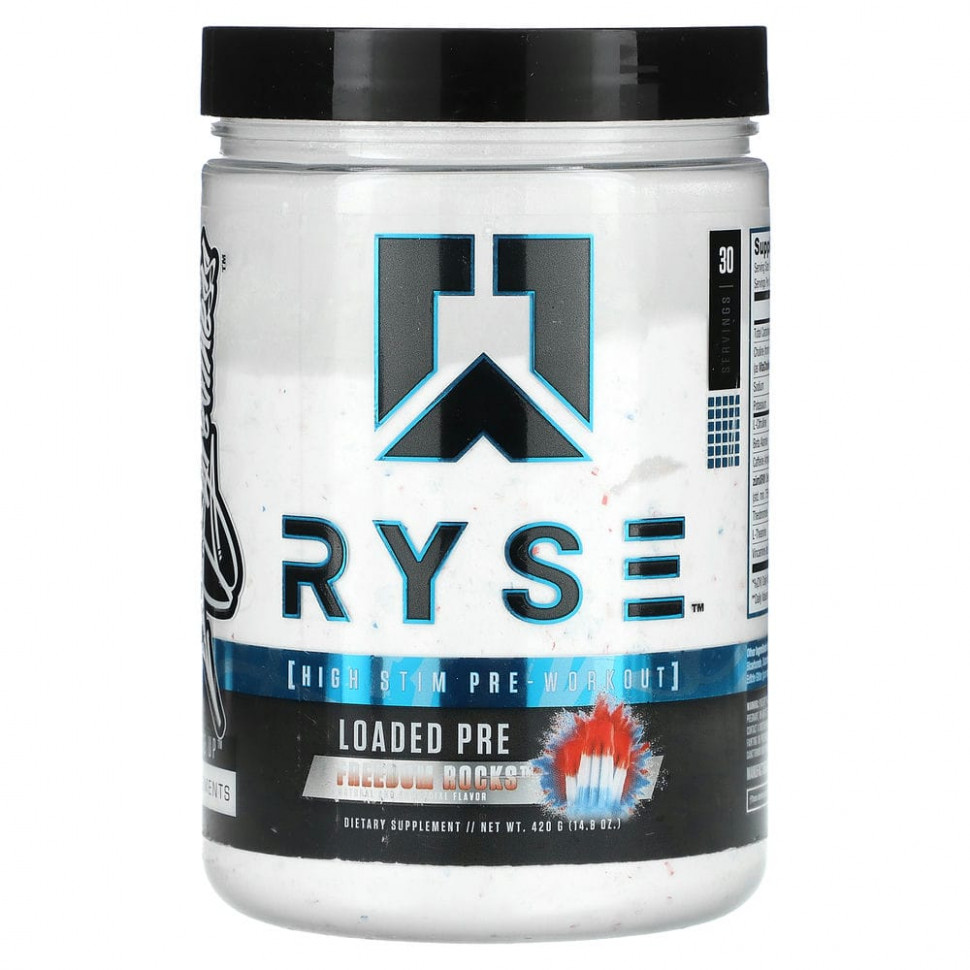 ������ ������ Ryse Supps, Loaded Pre, Freedom Rocks, 420 � (14,8 �����)  IHerb (������) ����