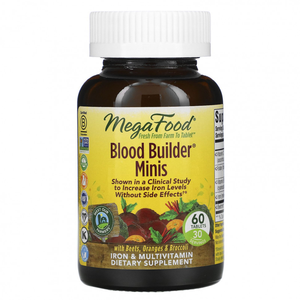  MegaFood, Blood Builder  -, 60     -     , -, 