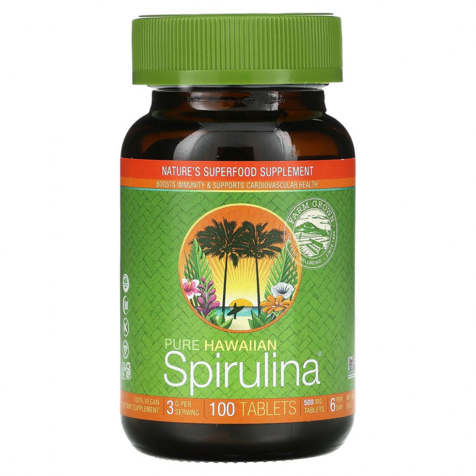  Nutrex Hawaii, Pure Hawaiian Spirulina, 100     -     , -, 