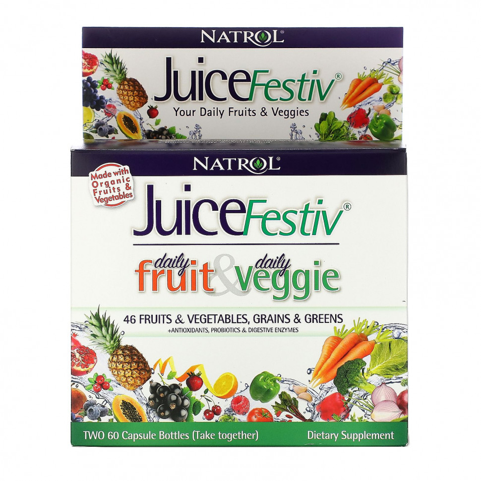  Natrol, JuiceFestiv, 2   60     -     , -, 