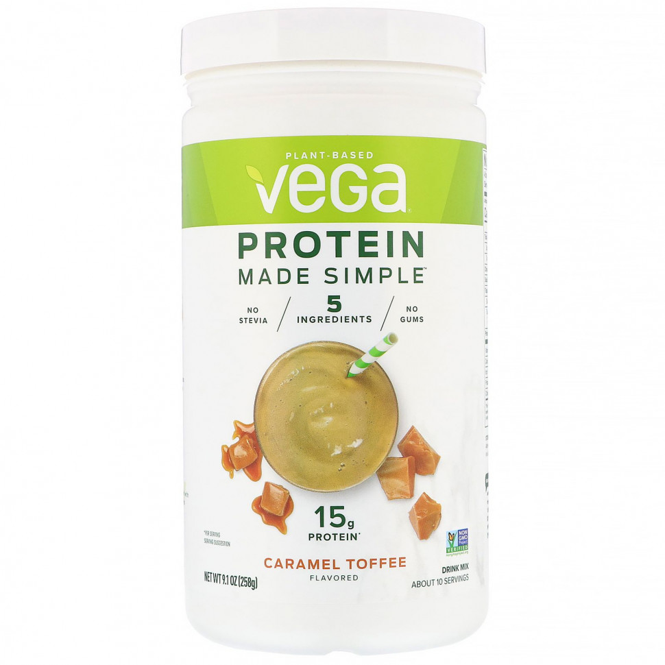 ������ ������ Vega, Protein Made Simple, �������, ������������ ������, 258 � (9,1 �����)  IHerb (������) ����