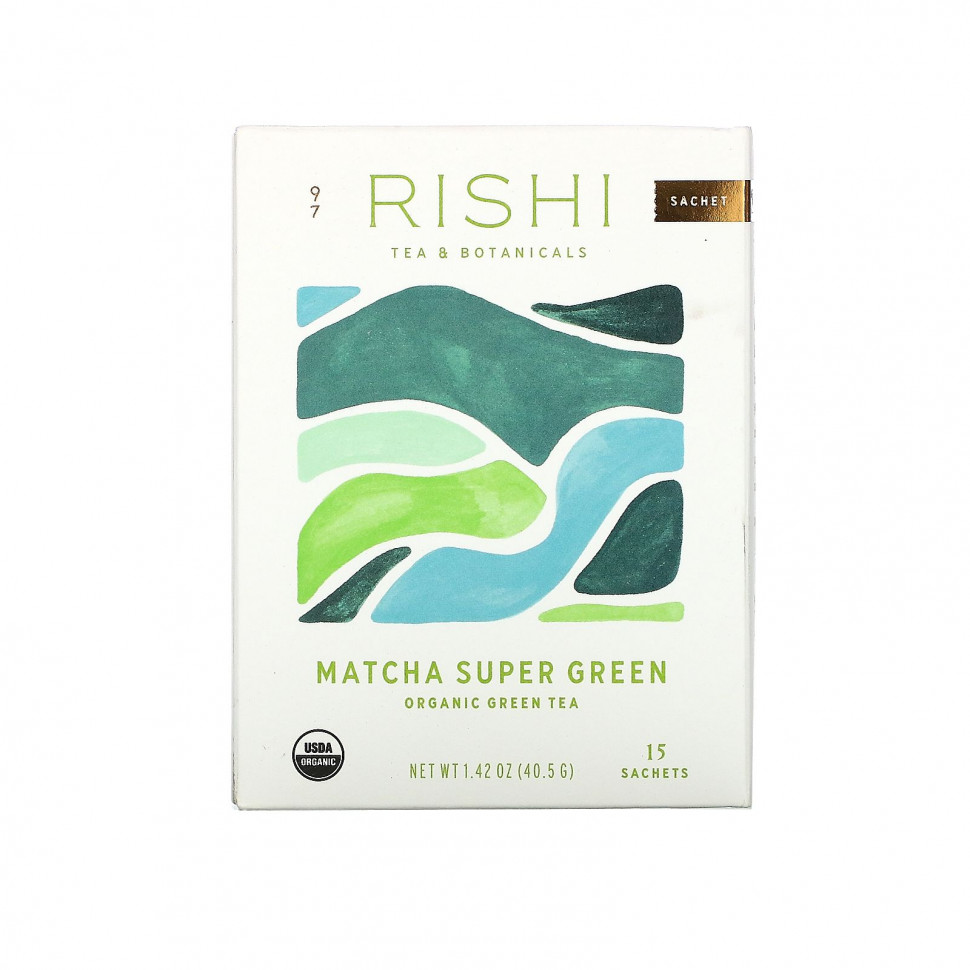  Rishi Tea, Organic Green Tea, Matcha Super Green, 15 , 40,5  (1,42 )    -     , -, 