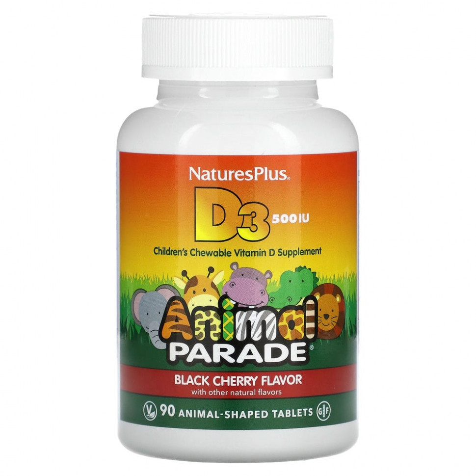  NaturesPlus, Source of Life, Animal Parade,  D3,    , 500 , 90        -     , -, 