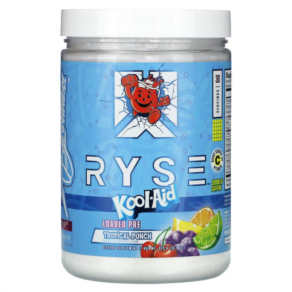   Ryse Supps, Loaded Pre, Kool-Aid,  , 372  (13,1 )  IHerb () 