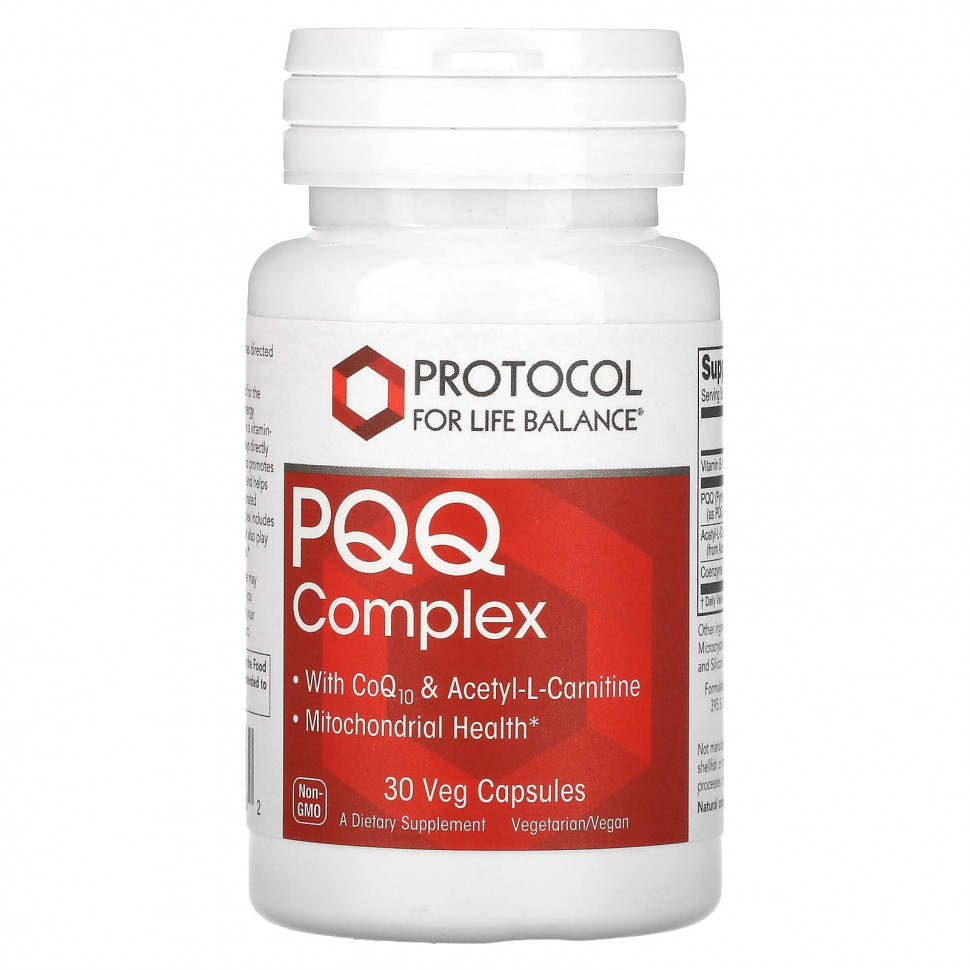 ������ ������ Protocol for Life Balance, PQQ Complex, 30 ������������ ������  IHerb (������) ����