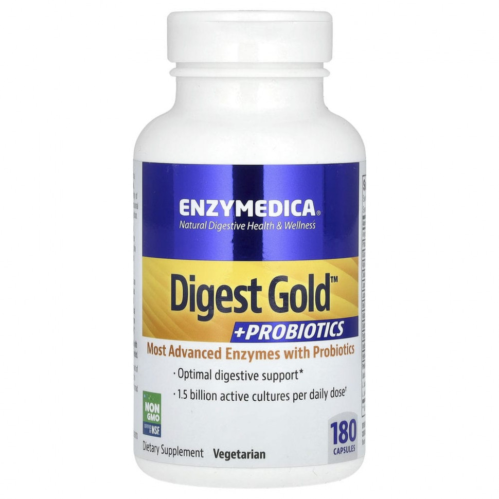 ������ ������ Enzymedica, Digest Gold, ������� � ������������, 180 ������  IHerb (������) ����