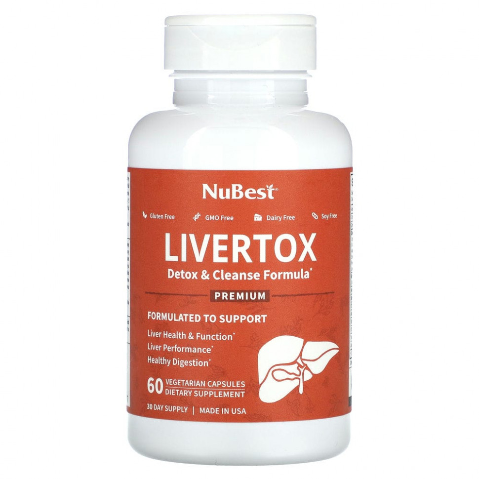 ������ ������ NuBest, Livertox, 60 �������������� ������  IHerb (������) ����