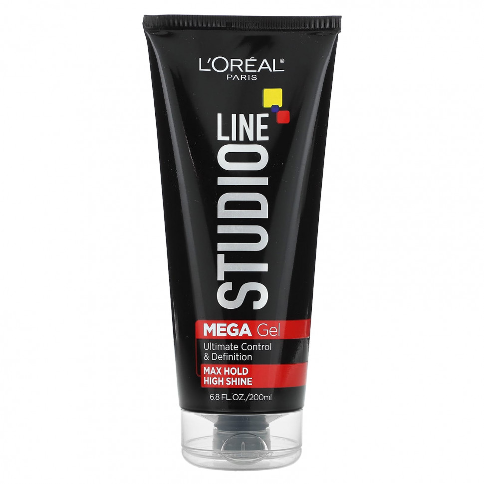 ������ ������ L'Or?al, Studio Line Mega Gel, Max Hold, High Shine, 200 �� (6,8 ����. �����)  IHerb (������) ����