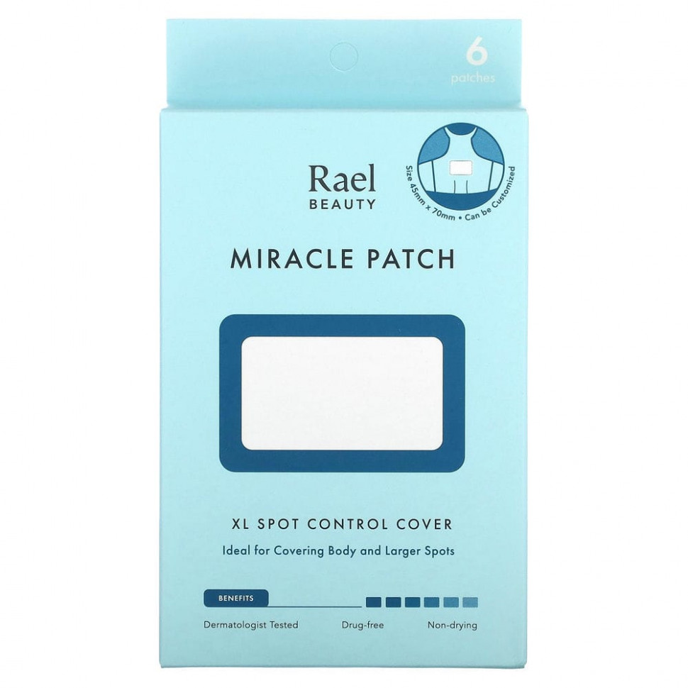  Rael, Inc., Beauty, Miracle Patch,     , XL, 6     -     , -, 