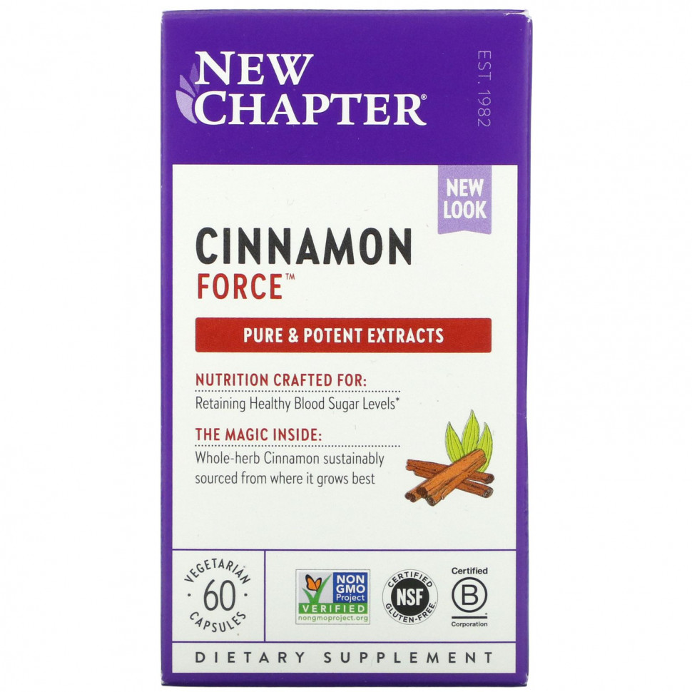  New Chapter, Cinnamon Force, 60      -     , -, 