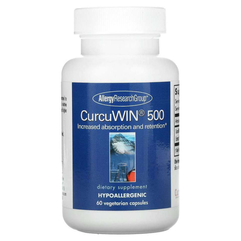  Allergy Research Group, CurcuWin 500, 60      -     , -, 