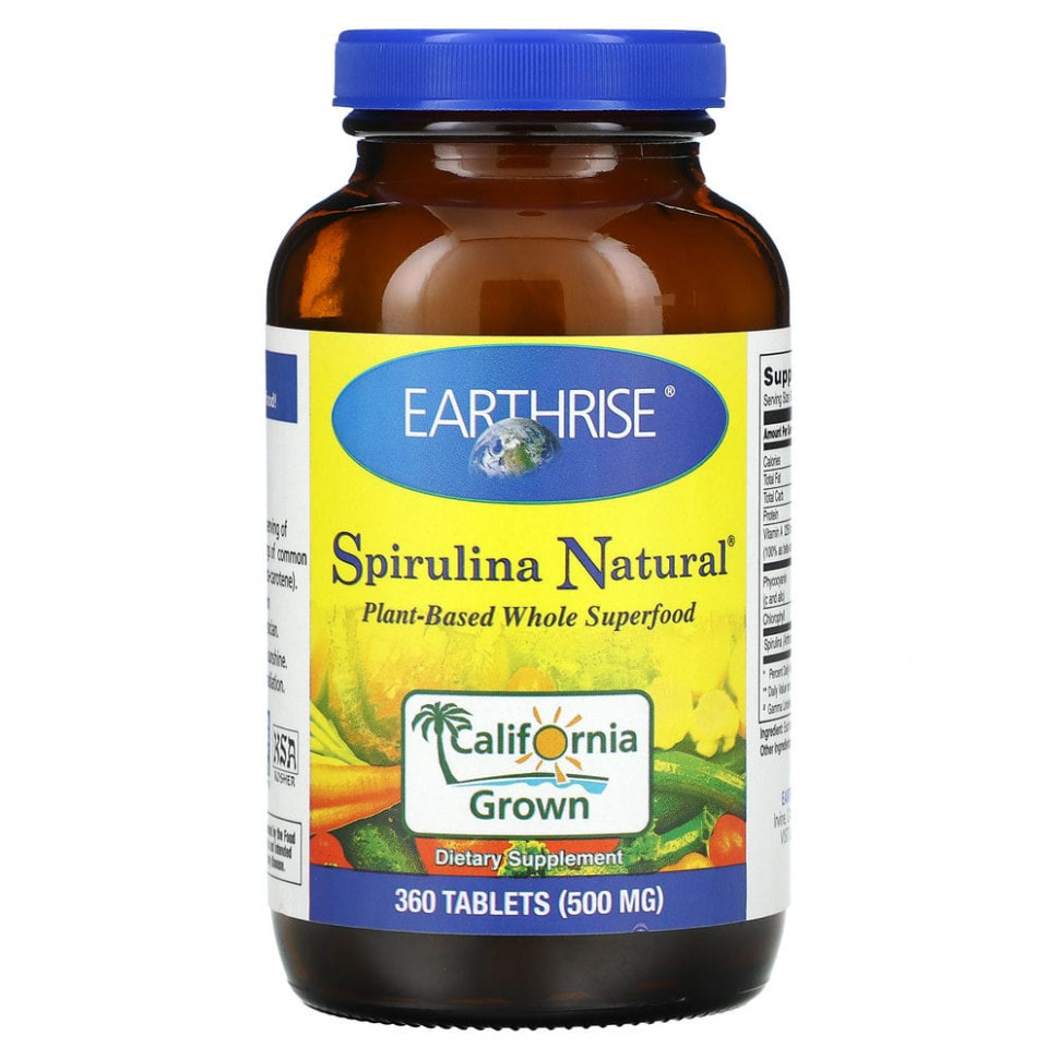  Earthrise, Spirulina Natural,   , 500 , 360     -     , -, 