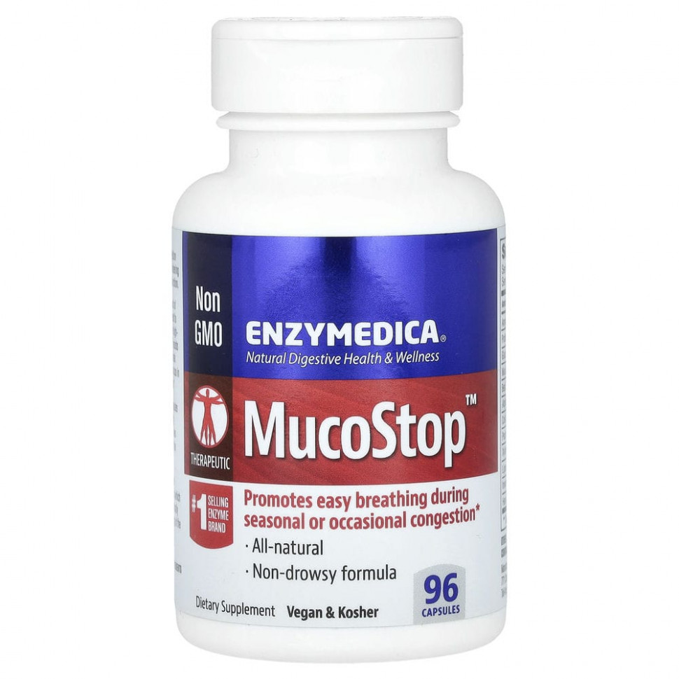 ������ ������ Enzymedica, MucoStop, 96 ������  IHerb (������) ����