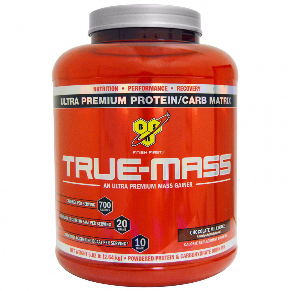  BSN, True-Mass, Ultra Premium Protein/Carb Matrix,   , 2,64  (5,82 )    -     , -, 