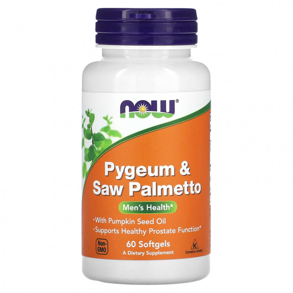  NOW Foods, Pygeum & Saw Palmetto,   , 60      -     , -, 