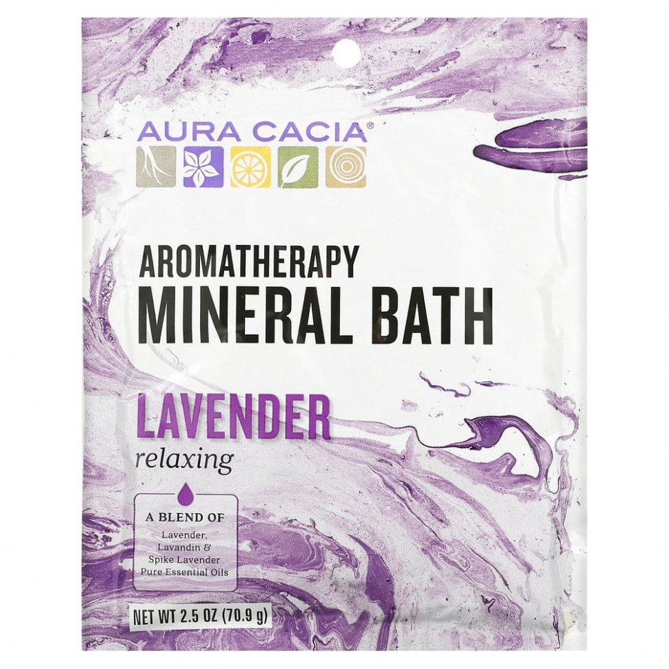������ ������ Aura Cacia, Aromatherapy Mineral Bath, ������������� �������, 70,9 � (2,5 �����)  IHerb (������) ����