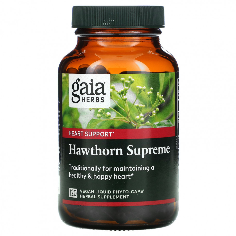  Gaia Herbs, Hawthorn Supreme, 120       -     , -, 