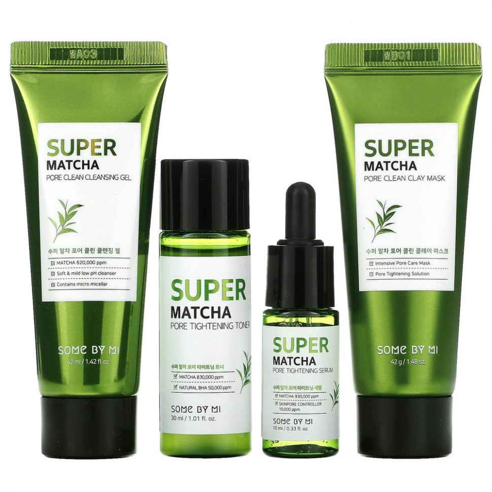 ������ ������ Some By Mi, Super Matcha Pore Care, ��������� ����� � ������ ��� �������� ���, 4 ��������  IHerb (������) ����