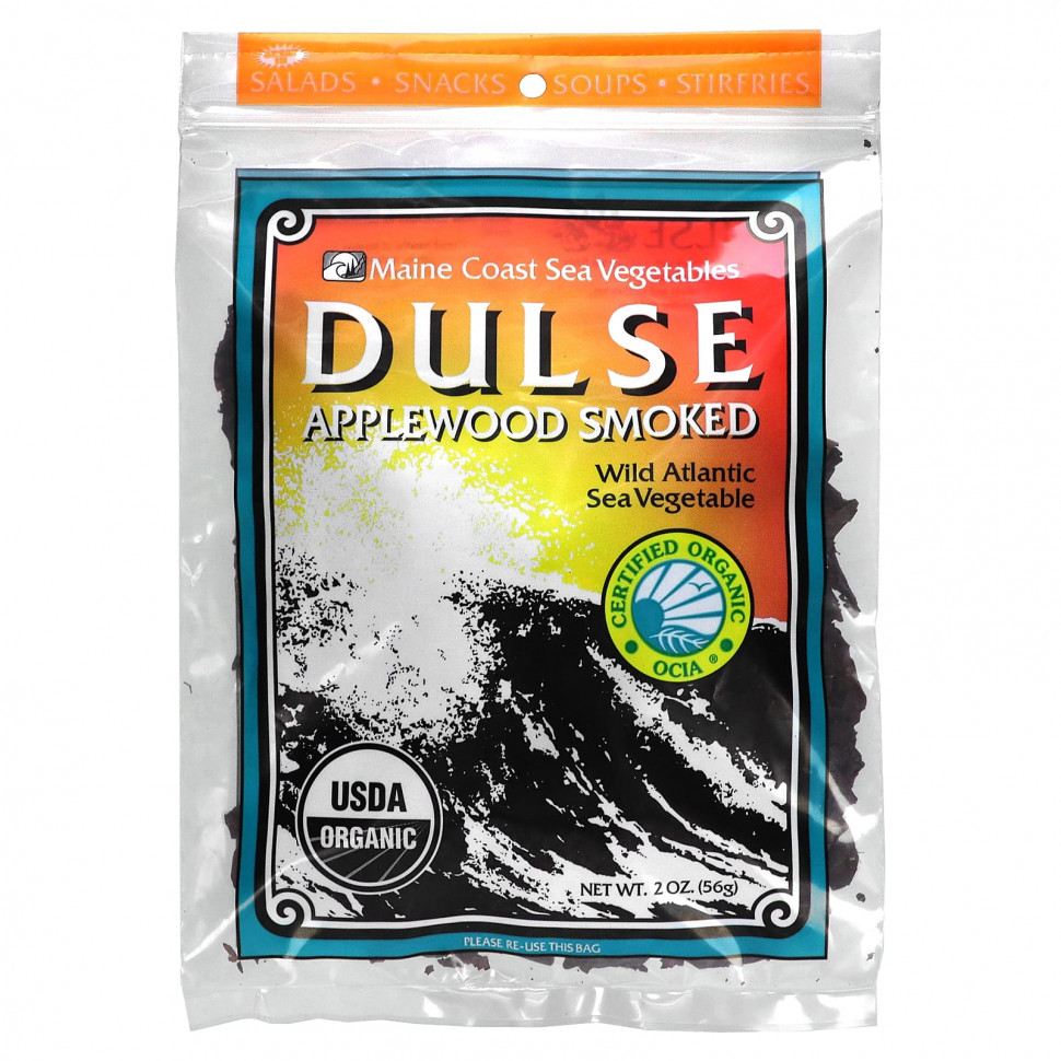 ������ ������ Maine Coast Sea Vegetables, Dulse, � ��������� �� ������, 56 � (2 �����)  IHerb (������) ����