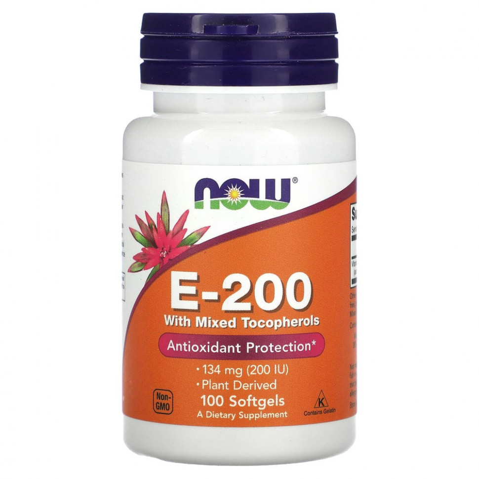  NOW Foods, E-200   , 134  (200 ), 100      -     , -, 