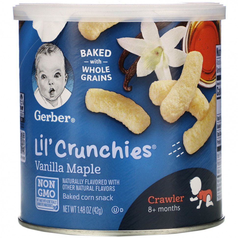  Gerber, Lil' Crunchies,     8 ,   , 42  (1,48 )    -     , -, 