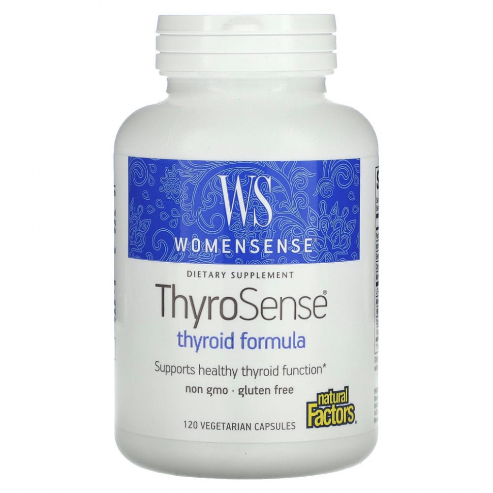  Natural Factors, WomenSense, ThyroSense,    , 120      -     , -, 